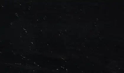 Closeup image of Via Lactea Black Granite countertop slab