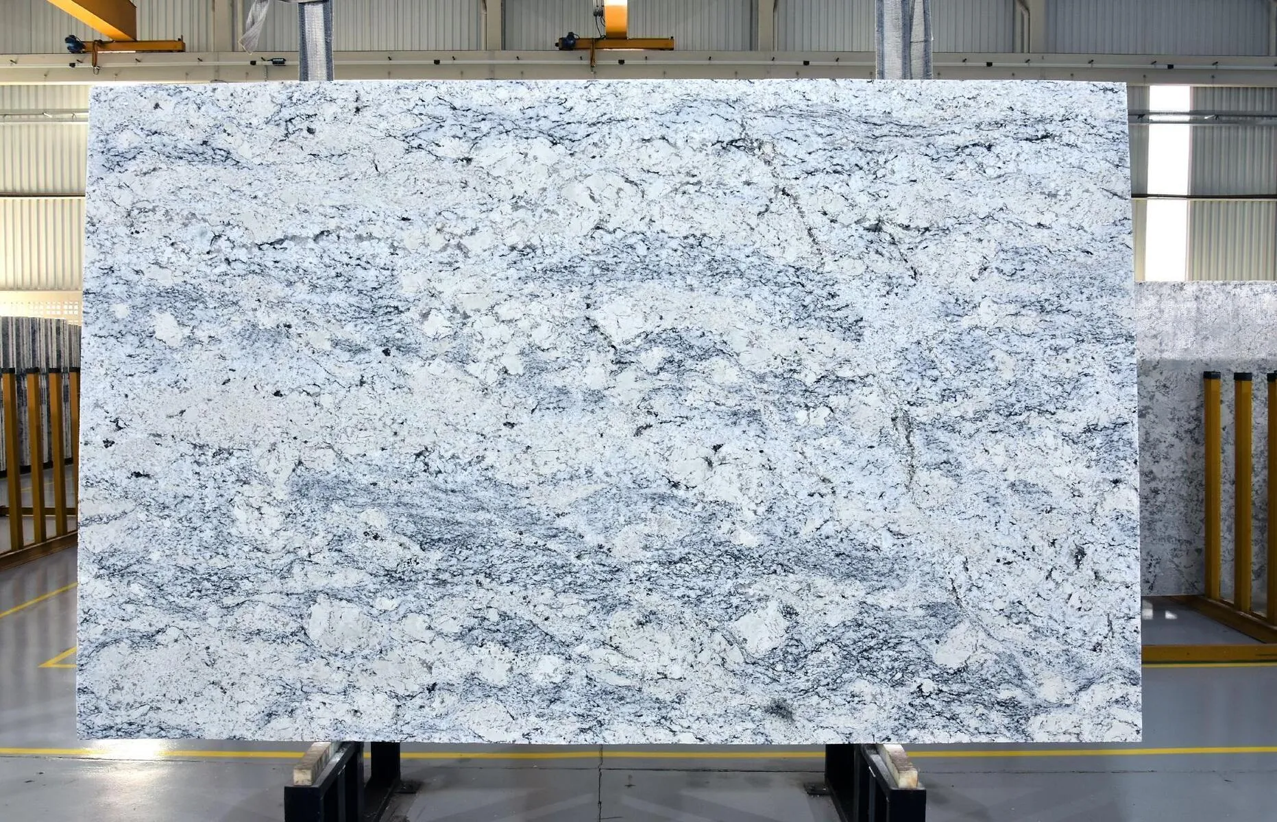 Image of White Ice 1st Choice White Granite countertop slab