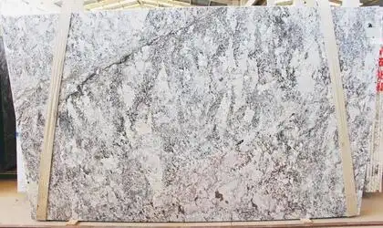 Image of White Nile White Granite countertop slab