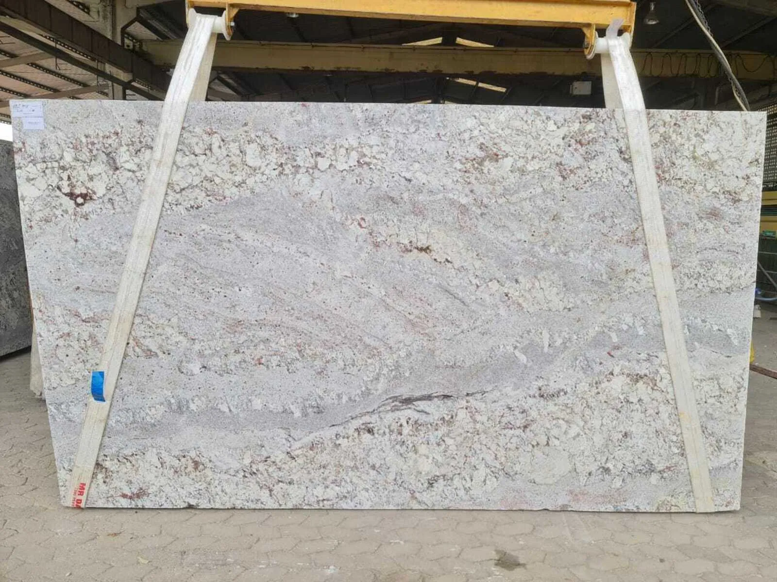 Image of White Spring 1st Choice Cream Granite countertop slab