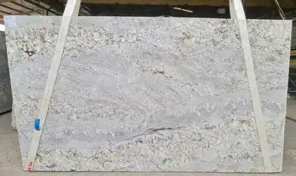 Image of White Spring 1st Choice Cream Granite countertop slab