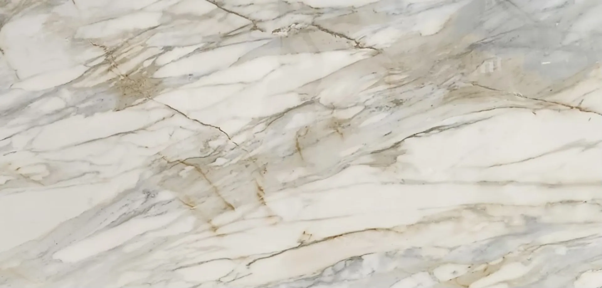 Closeup image of Opal Surfaces Macchia Vecchia Azzurra Cream Porcelain countertop slab