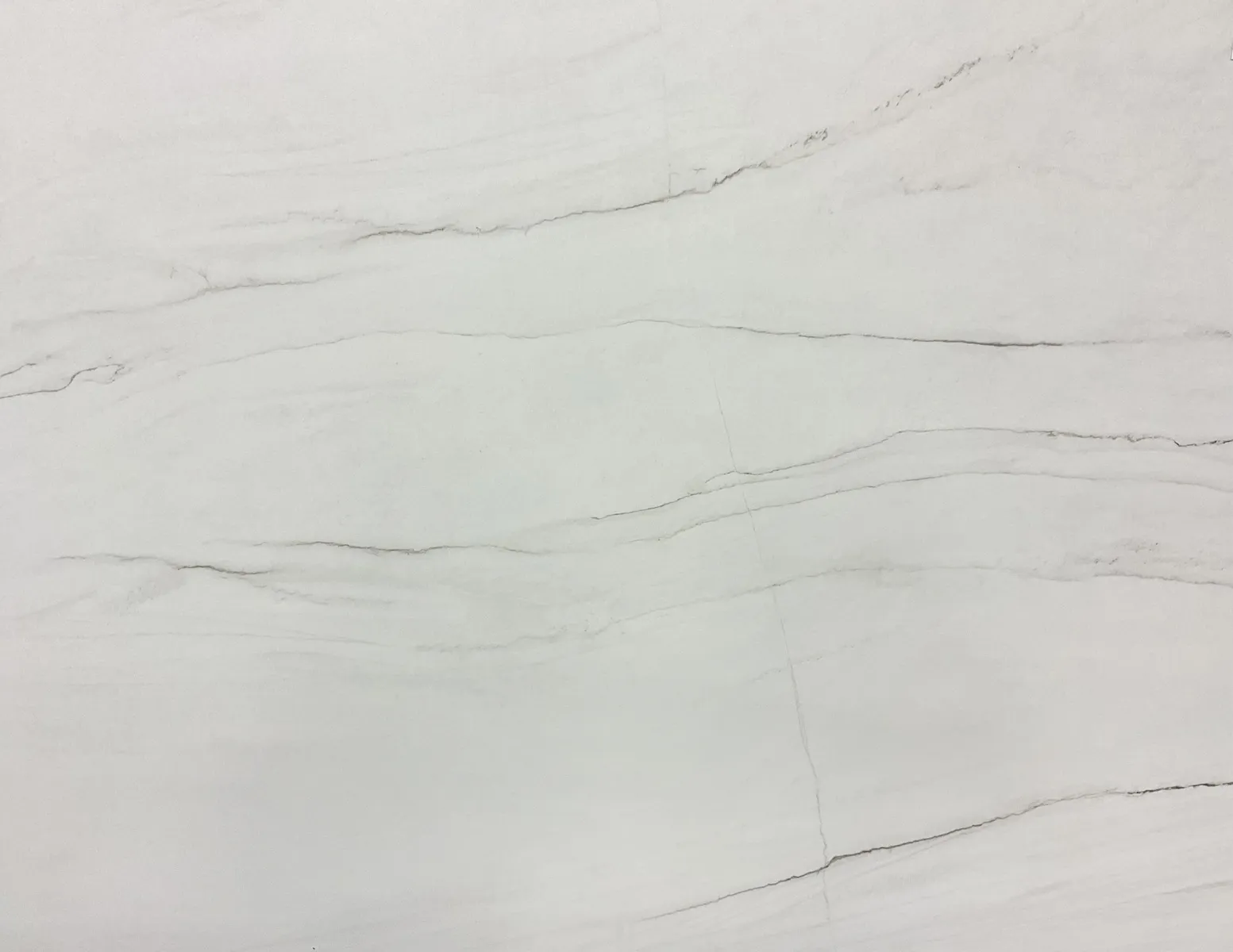 Closeup image of Opal Surfaces Monte Bianco White Porcelain countertop slab
