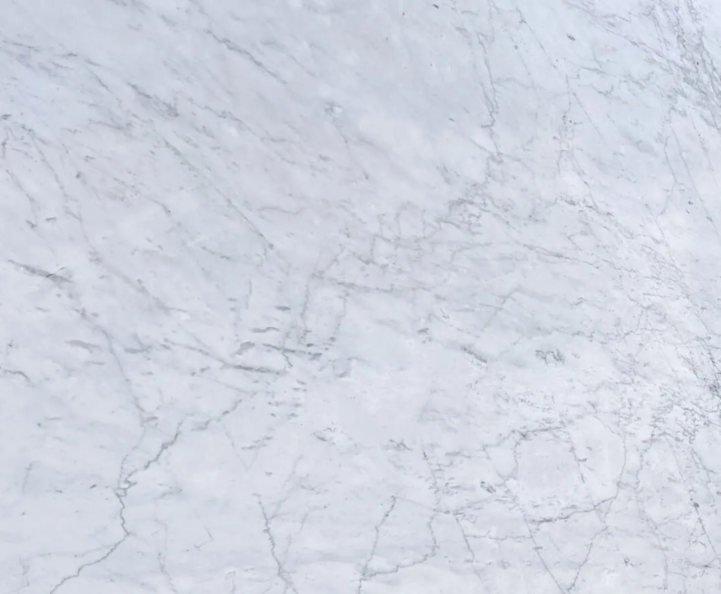 Closeup image of Carrara White White Marble countertop slab
