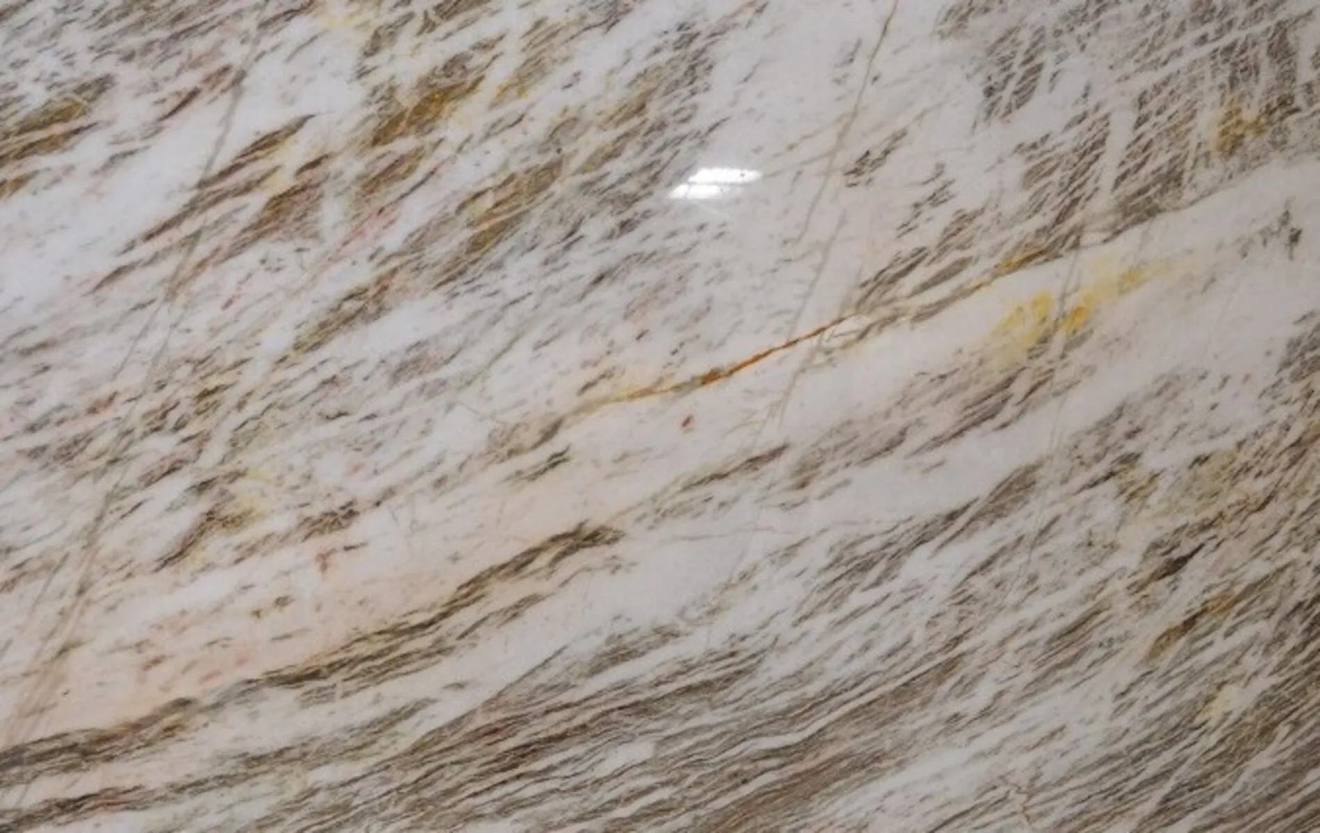 Closeup image of Avatar Cream Granite countertop slab