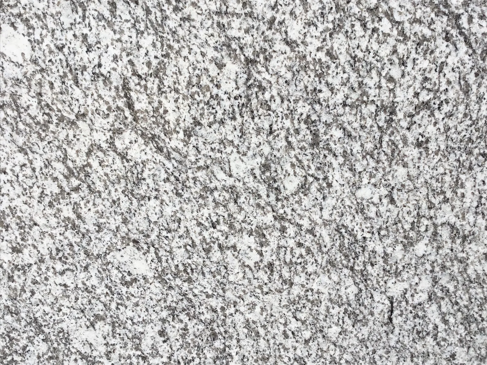 Closeup image of Bianco Diamante Grey Granite countertop slab