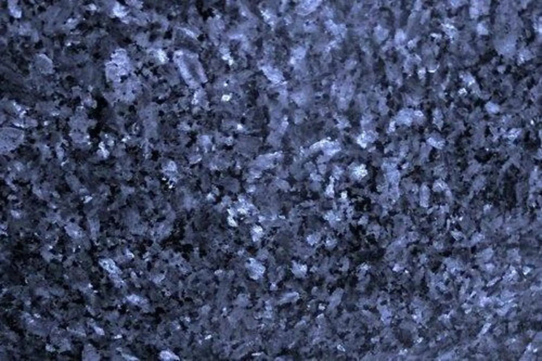Closeup image of Blue Pearl Blue Granite countertop slab