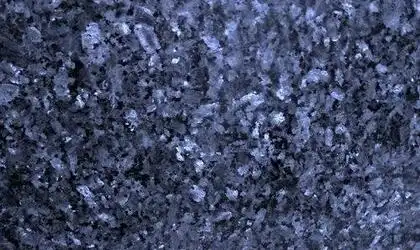 Closeup image of Blue Pearl Blue Granite countertop slab