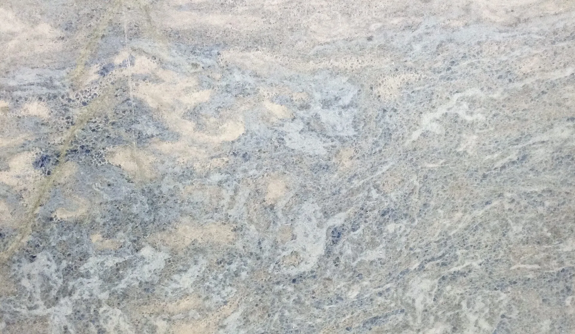 Installed stone countertop banner