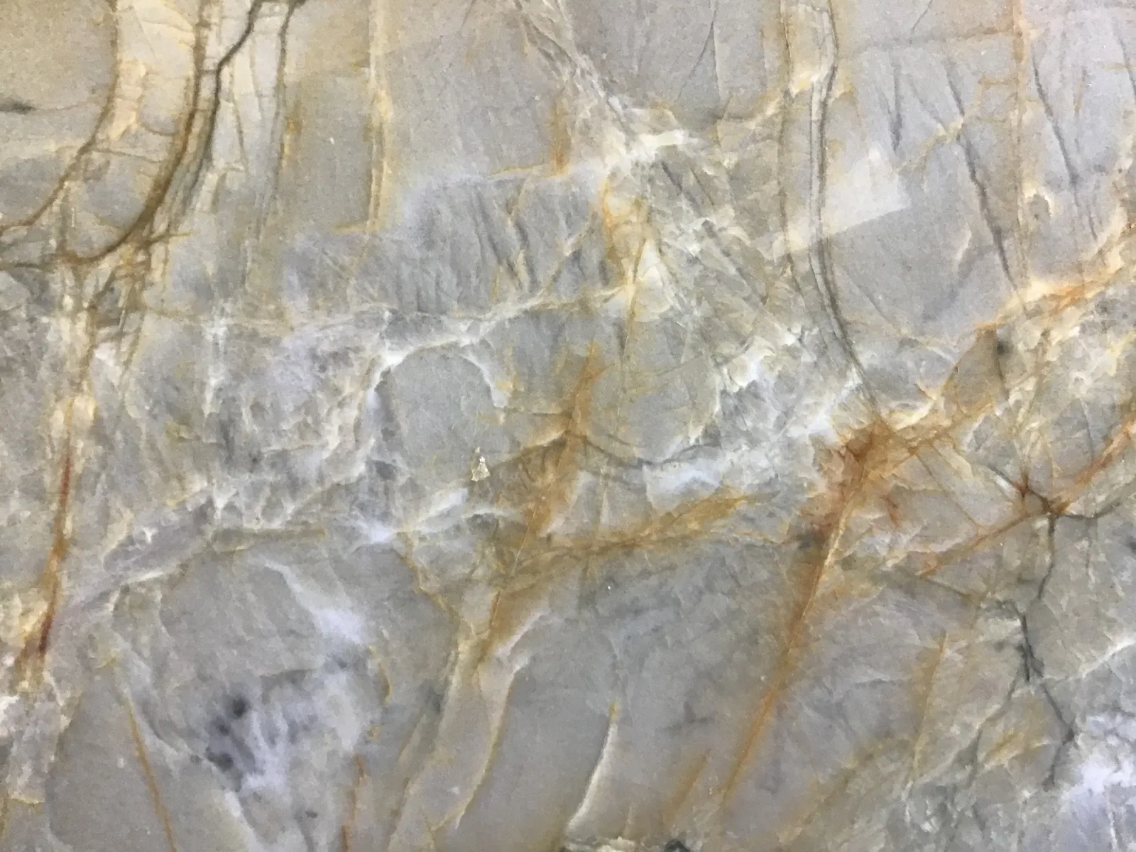 Closeup image of Gabana Grey Quartzite countertop slab