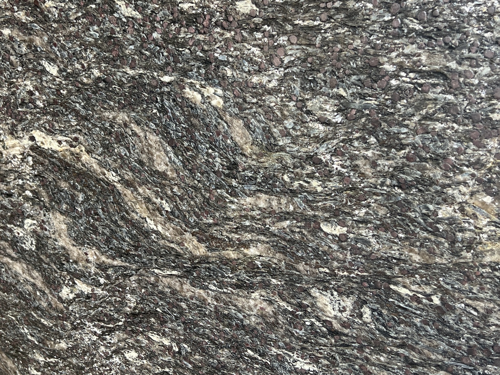 Closeup image of Orion Brown Granite countertop slab