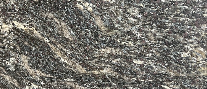 Closeup image of Orion Brown Granite countertop slab