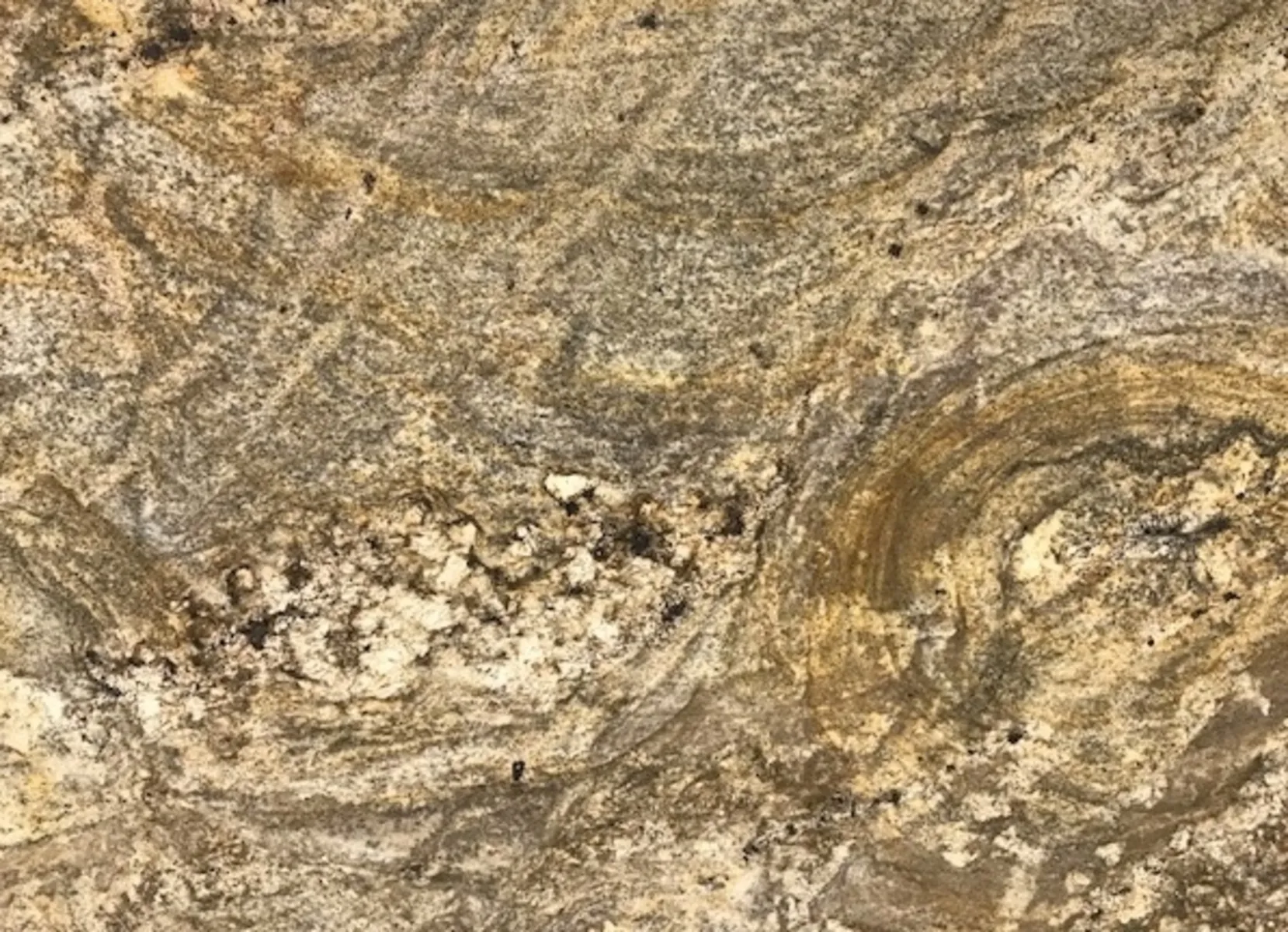 Closeup image of Sanluiz Brown Granite countertop slab