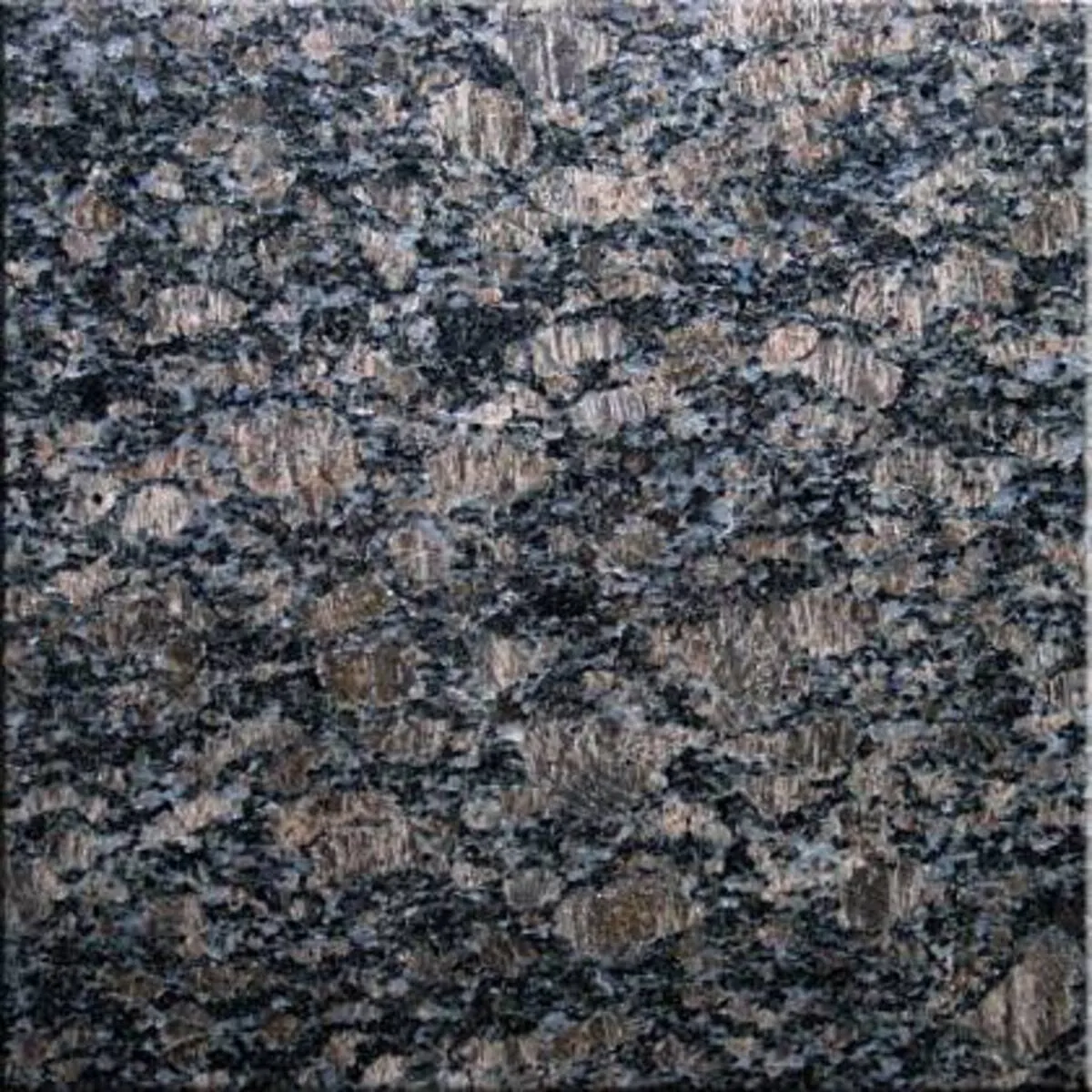Closeup image of Saphire Blue Black Granite countertop slab