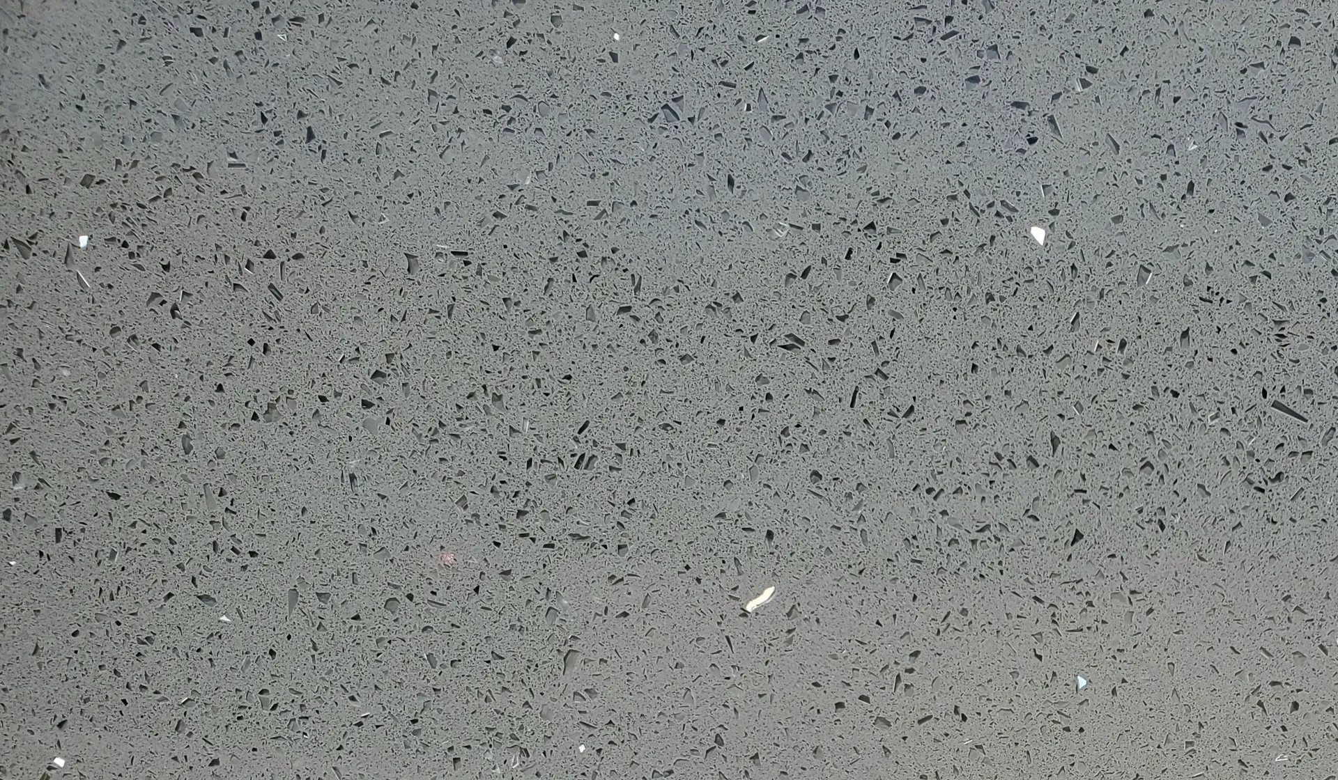 Closeup image of Opal Quartz Steel Grey Quartz countertop slab