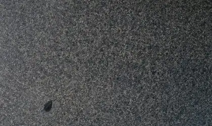 Closeup image of Ubatuba Finish Black Granite countertop slab