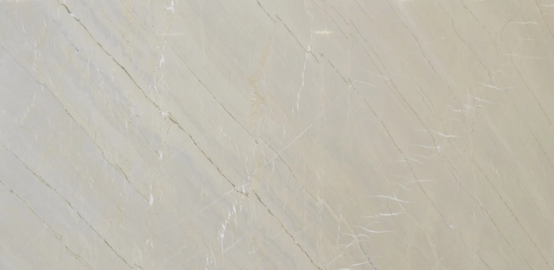 Closeup image of Verde Acquamarina Cream Marble countertop slab