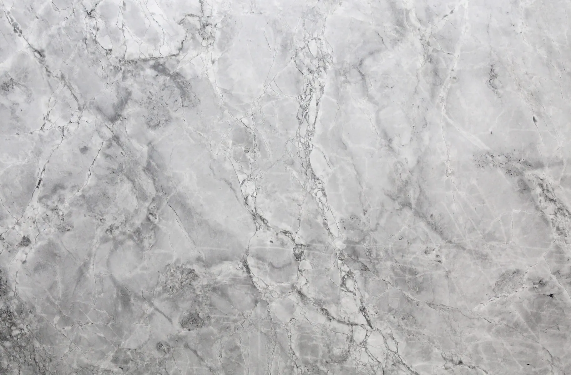 Closeup image of Super White Grey Quartzite countertop slab