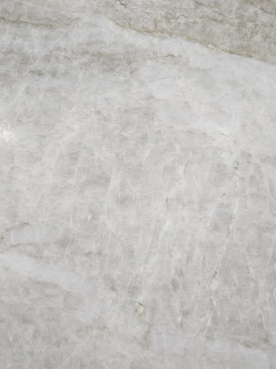Closeup image of Taj Mahal Grey Quartzite countertop slab