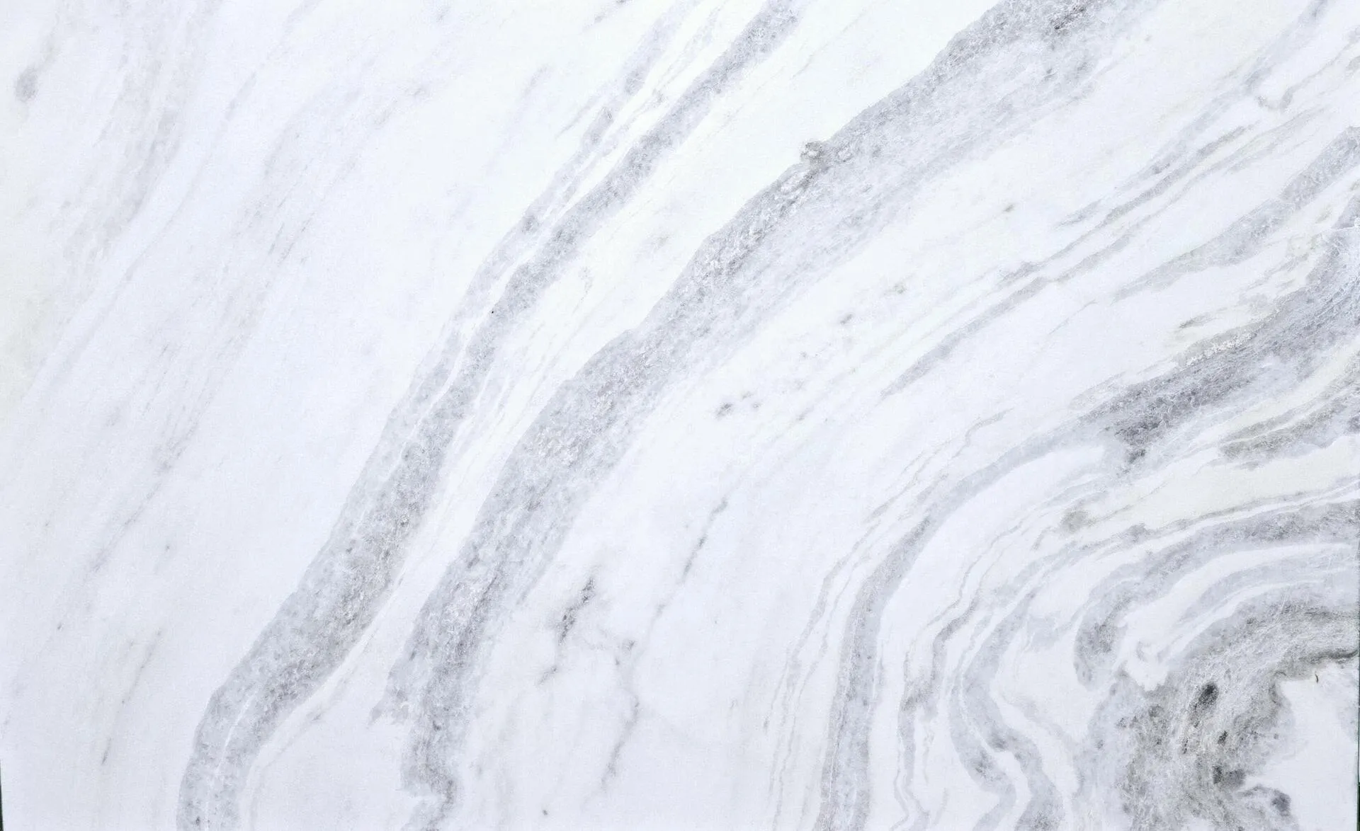 Closeup image of Bianco Impala White Marble countertop slab