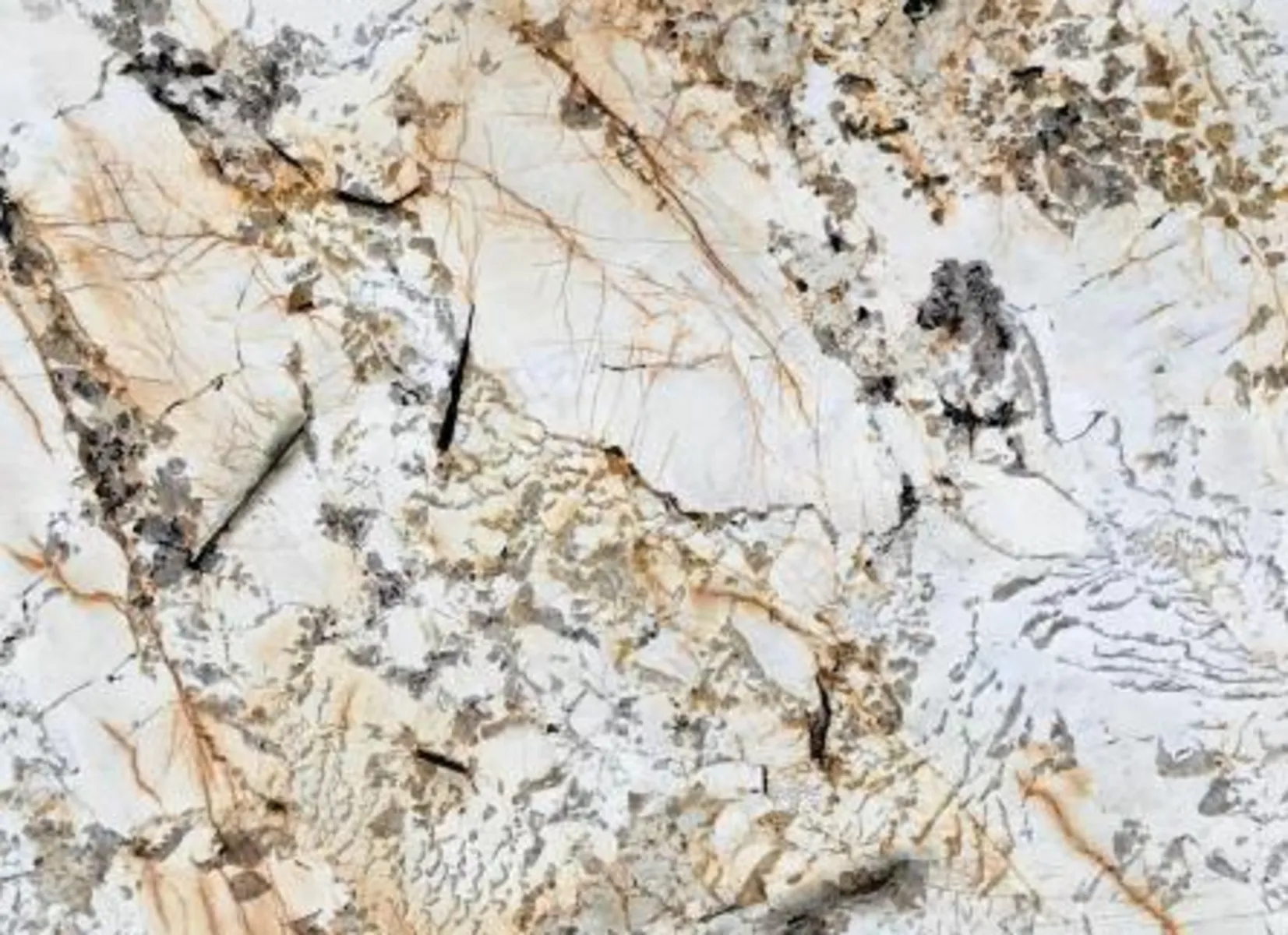 Closeup image of Blanc Du Blanc Cream Granite countertop slab