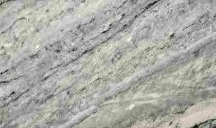 Closeup image of Blue Macaubus Green Quartzite countertop slab