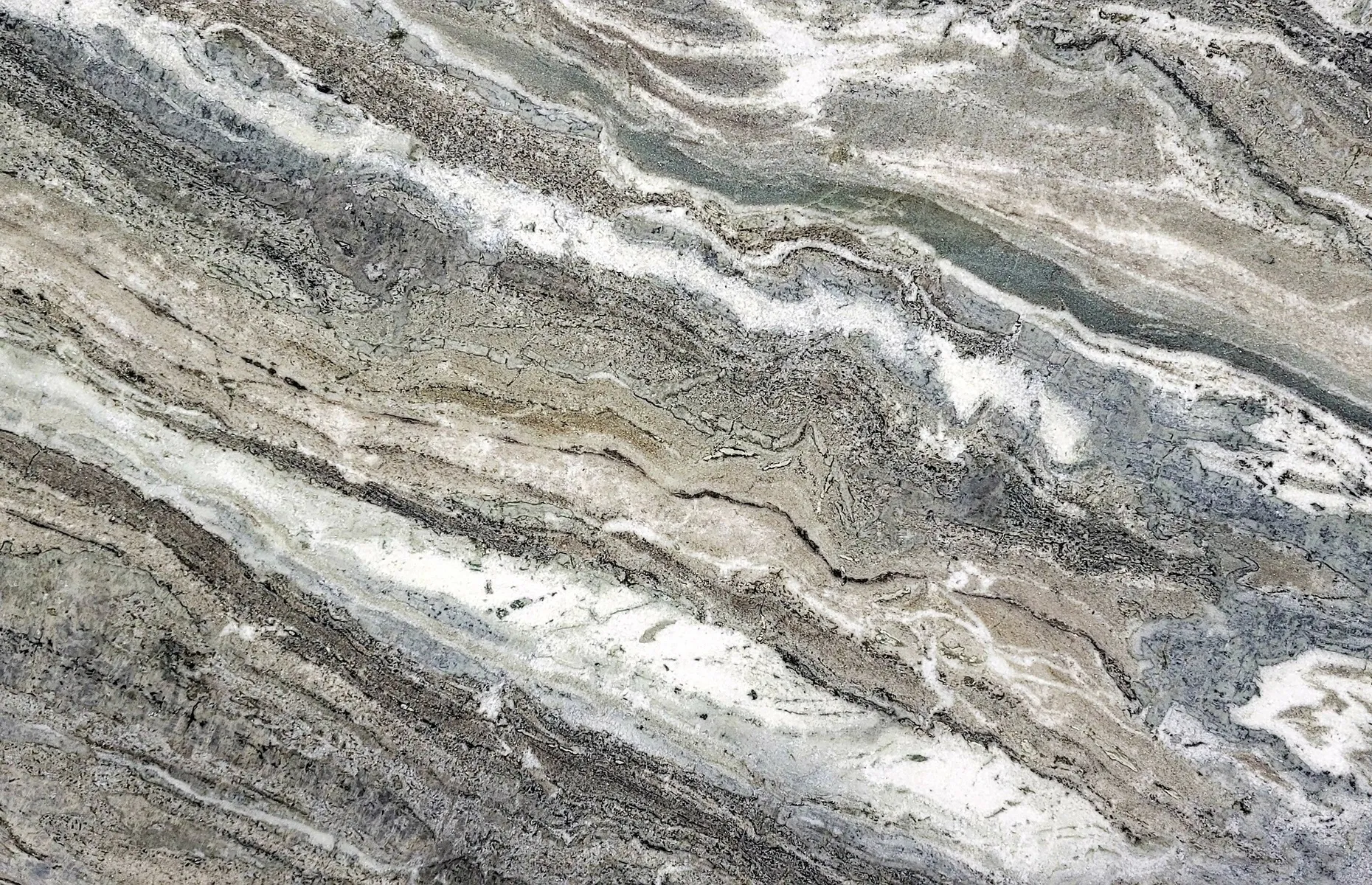 Closeup image of Brown Fantasy Grey Soapstone countertop slab