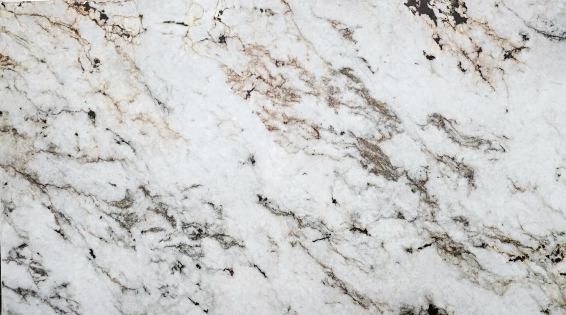 Closeup image of Cristallo Oak White Quartzite countertop slab