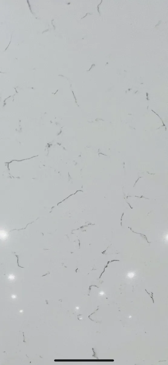 Bianco Fumo Jumbo Quartz Countertops at CRS Austin