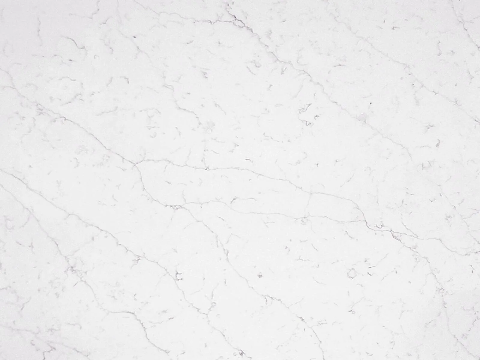 Closeup image of CRS Quartz Bianco Novello White Quartz countertop slab