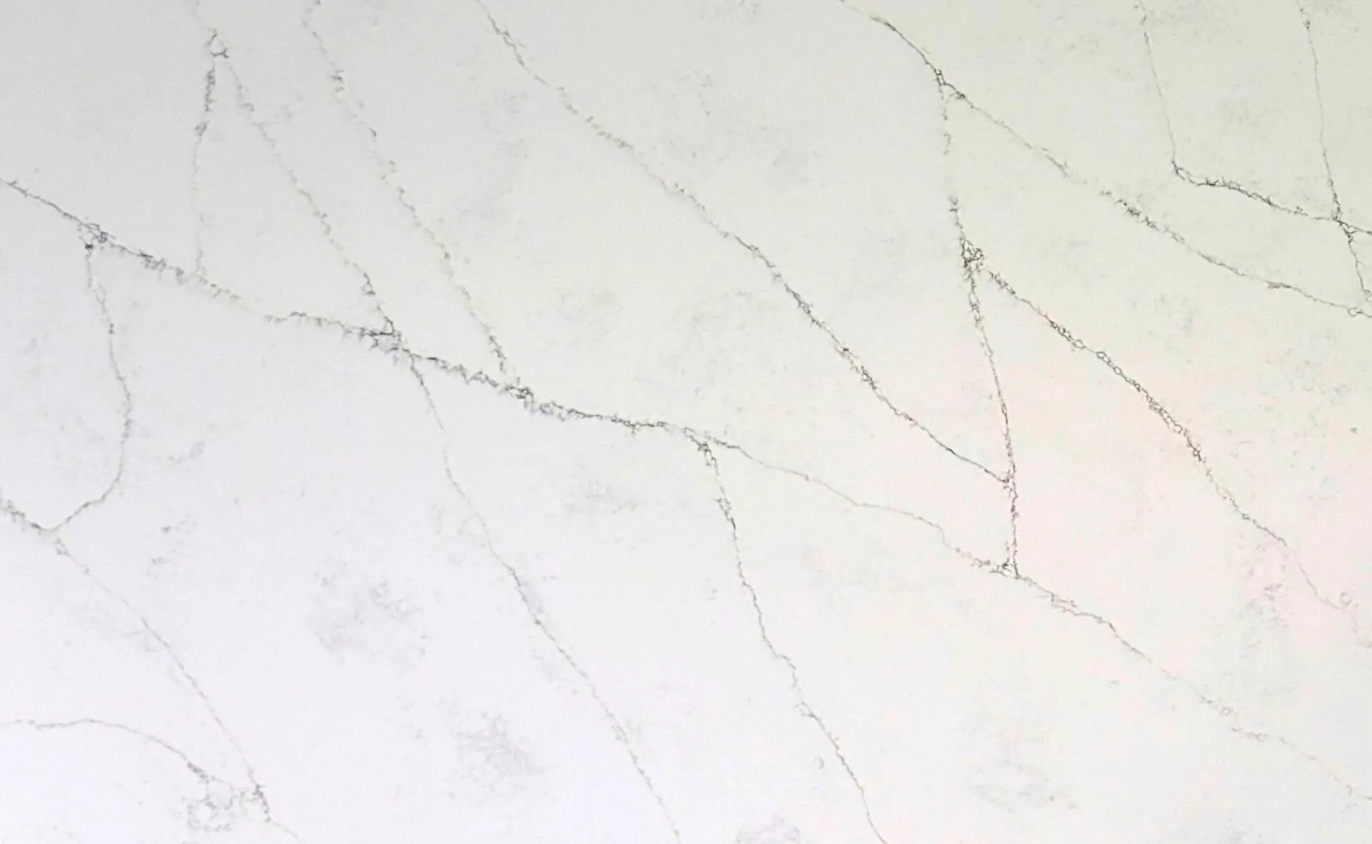 Closeup image of CRS Quartz Casablanca White Quartz countertop slab