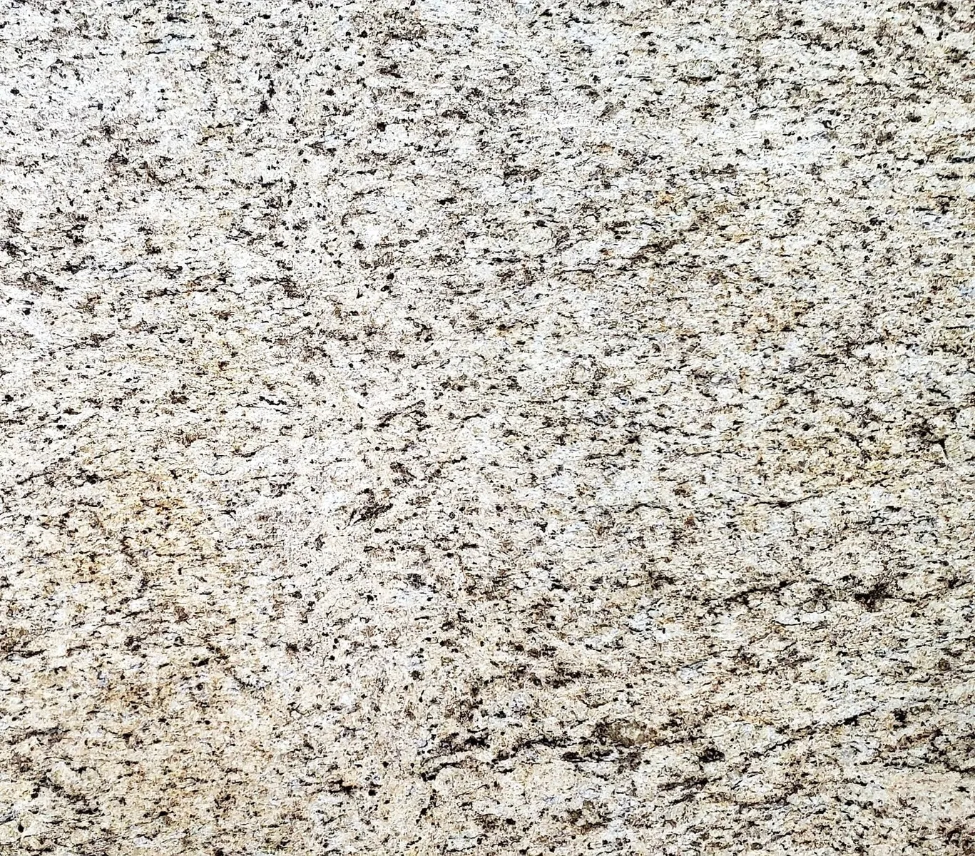 Closeup image of Giallo Ornamental Beige Granite countertop slab