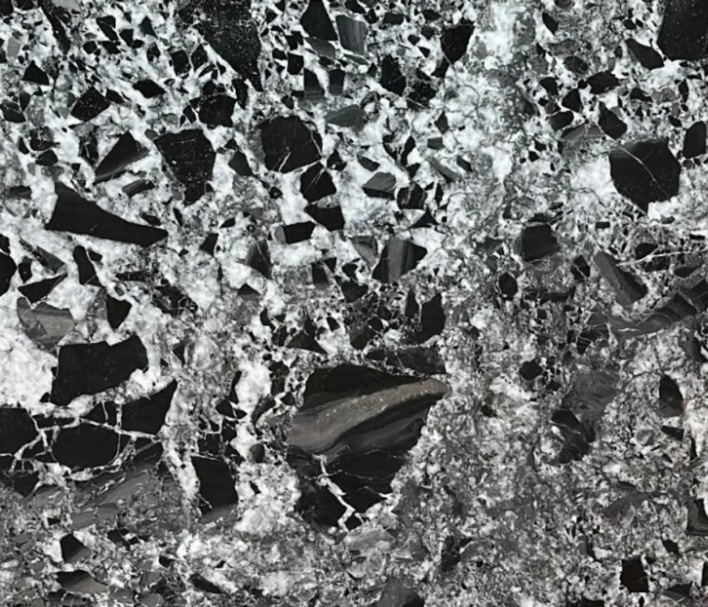 Closeup image of Grand Constantine Black Soapstone countertop slab