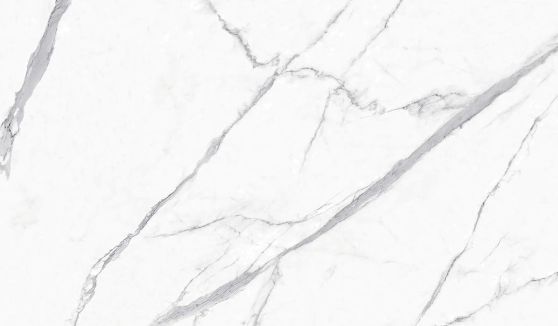 Closeup image of Infinity Calacatta Statuario Extra White Porcelain countertop slab