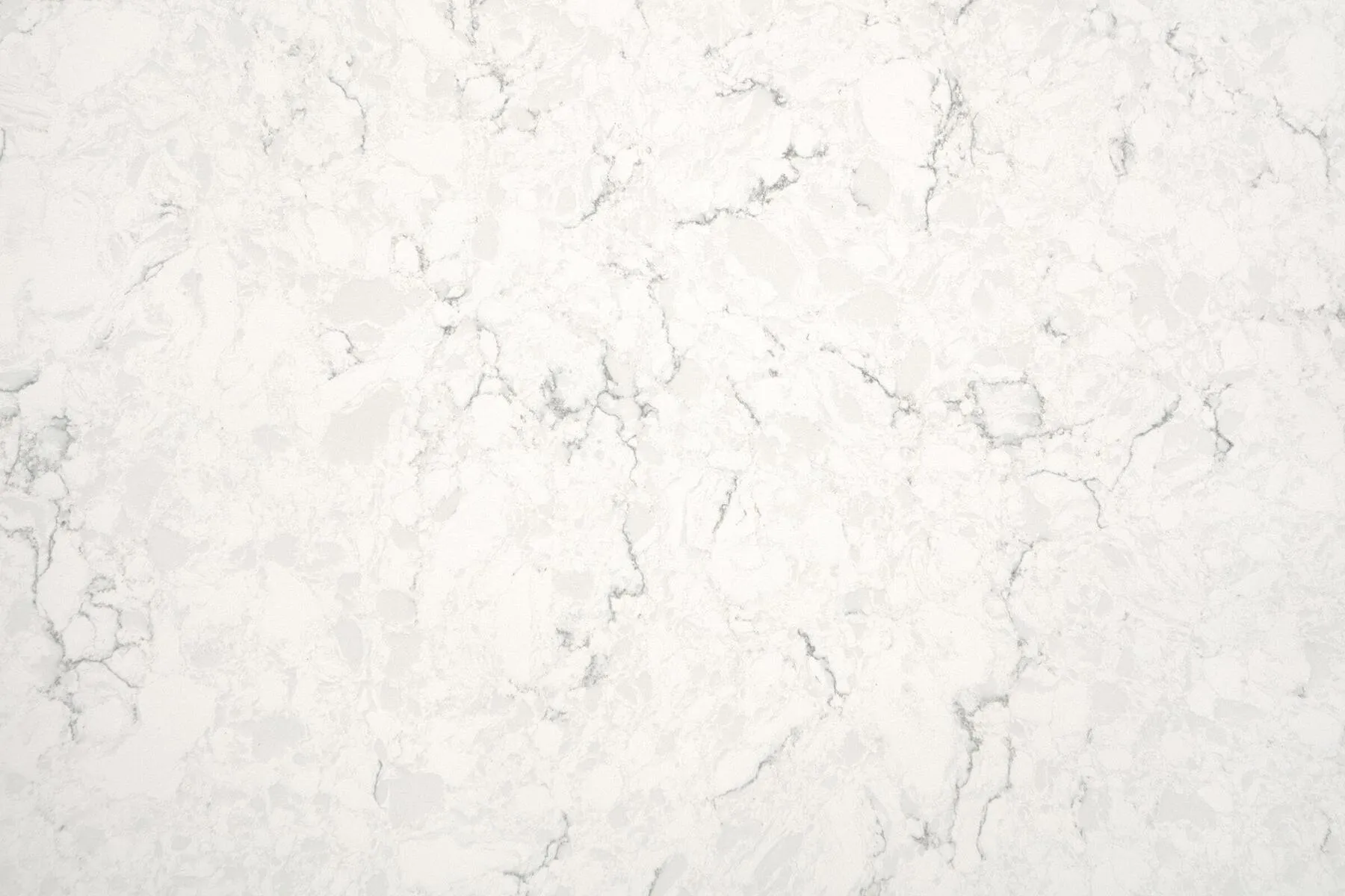 Closeup image of Viatera Forte White Quartz countertop slab