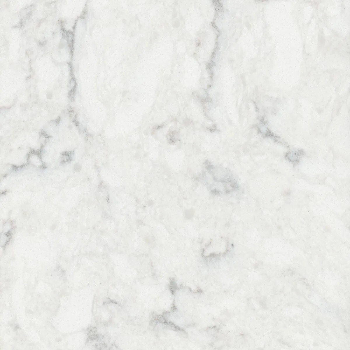 Closeup image of Viatera Minuet White Quartz countertop slab