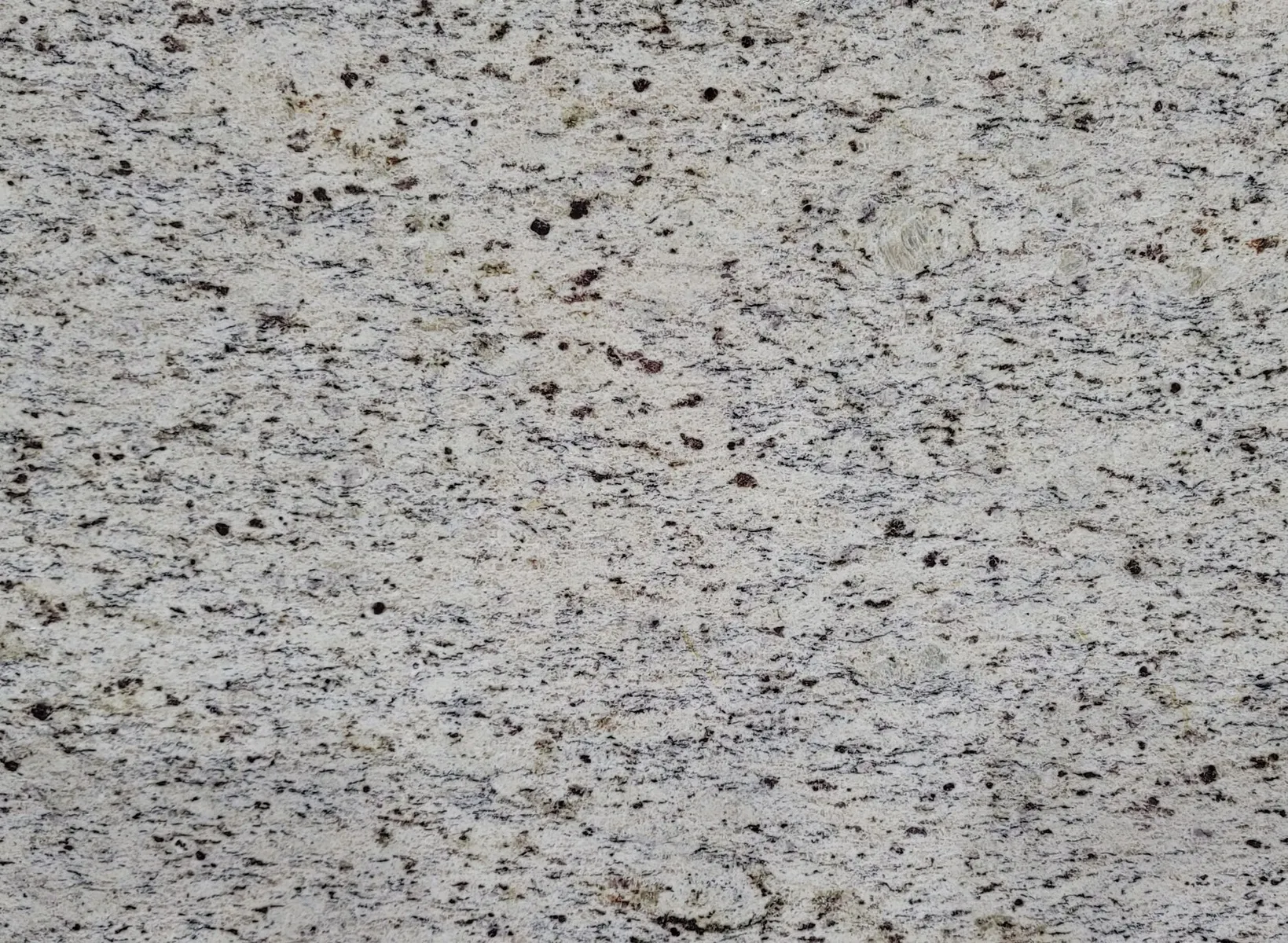 Closeup image of Ornamental Cream Grey Granite countertop slab