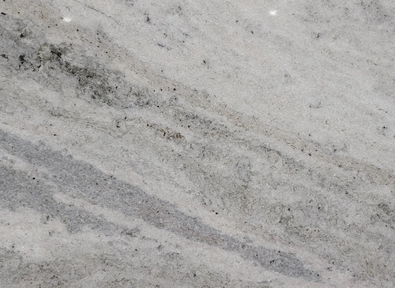 Closeup image of River Blue Grey Soapstone countertop slab