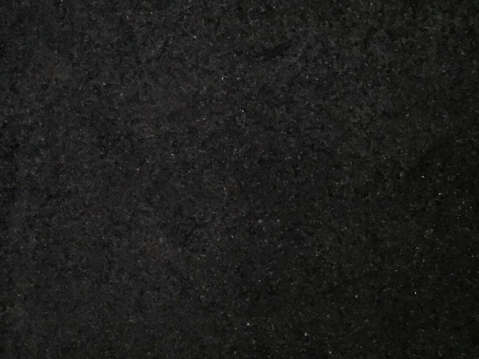 Closeup image of San Gabriel Black Granite countertop slab