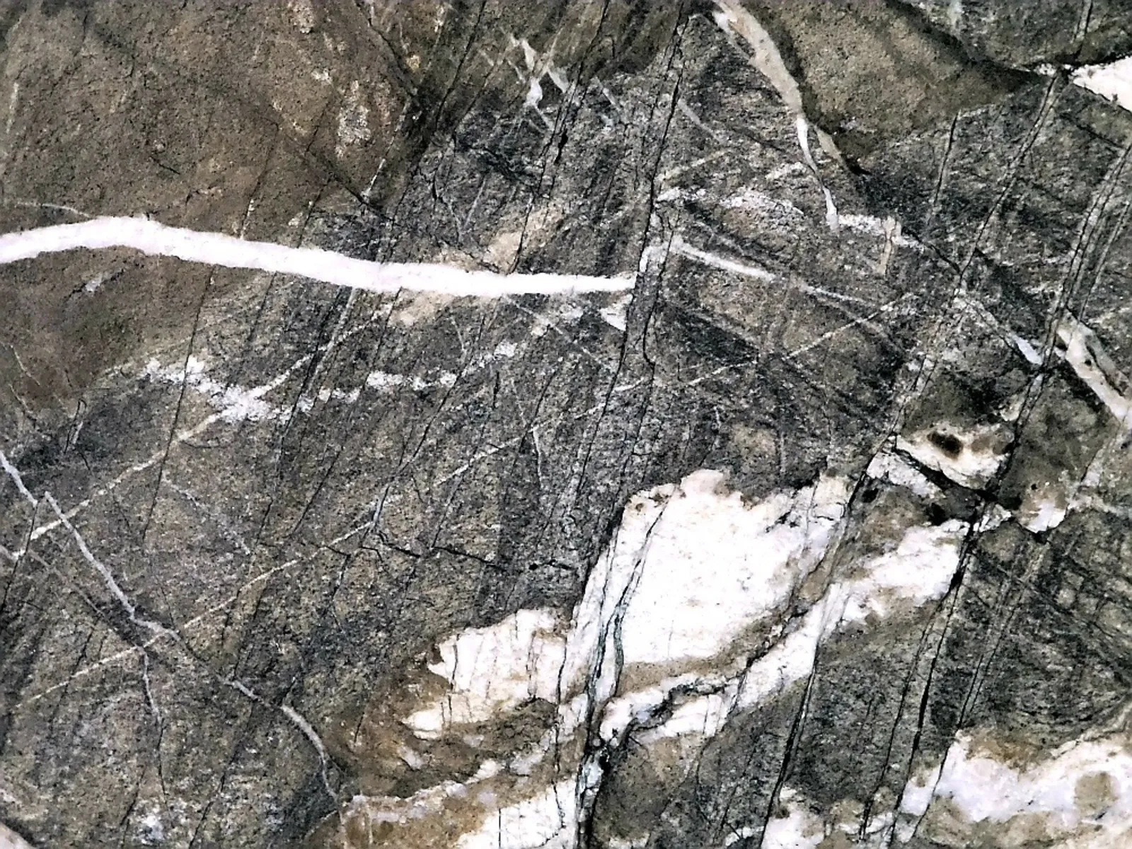 Closeup image of Victoria Brown Quartzite countertop slab