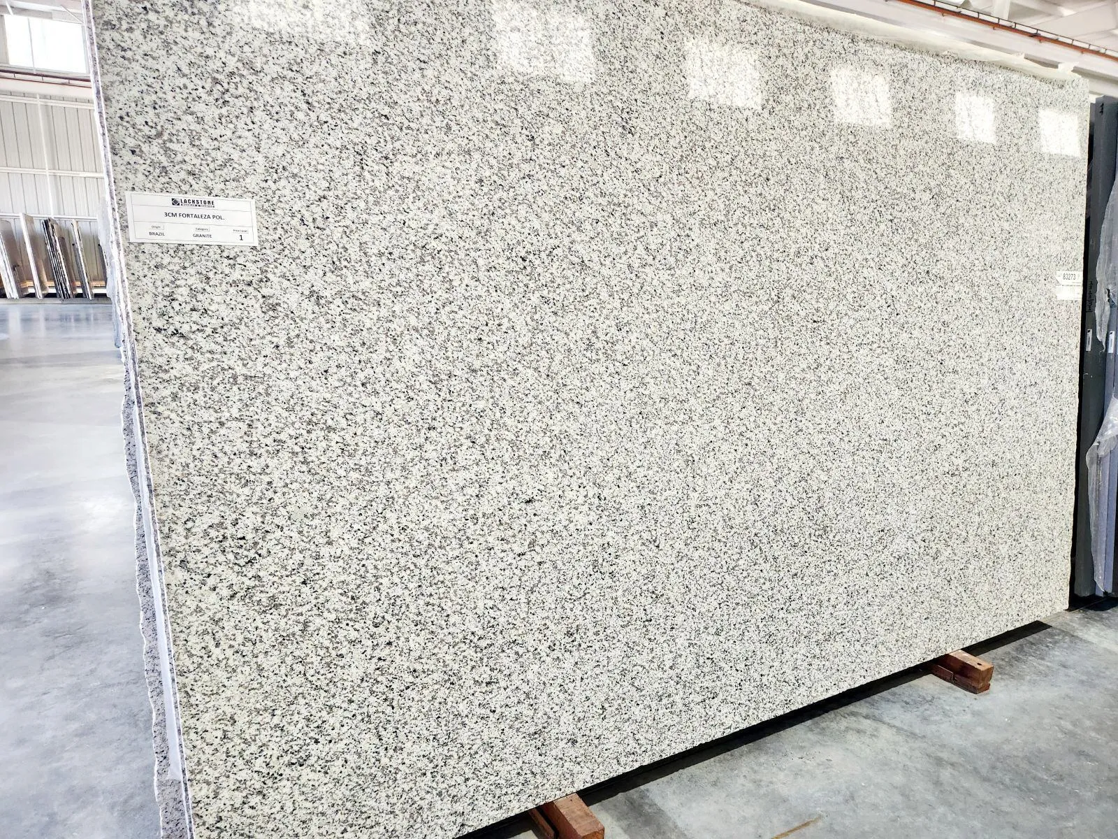 Closeup image of Fortaleza Grey Granite countertop slab