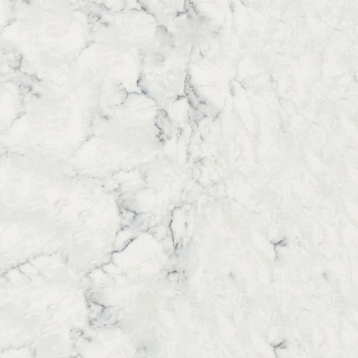 Closeup image of Viatera Rococo White Quartz countertop slab