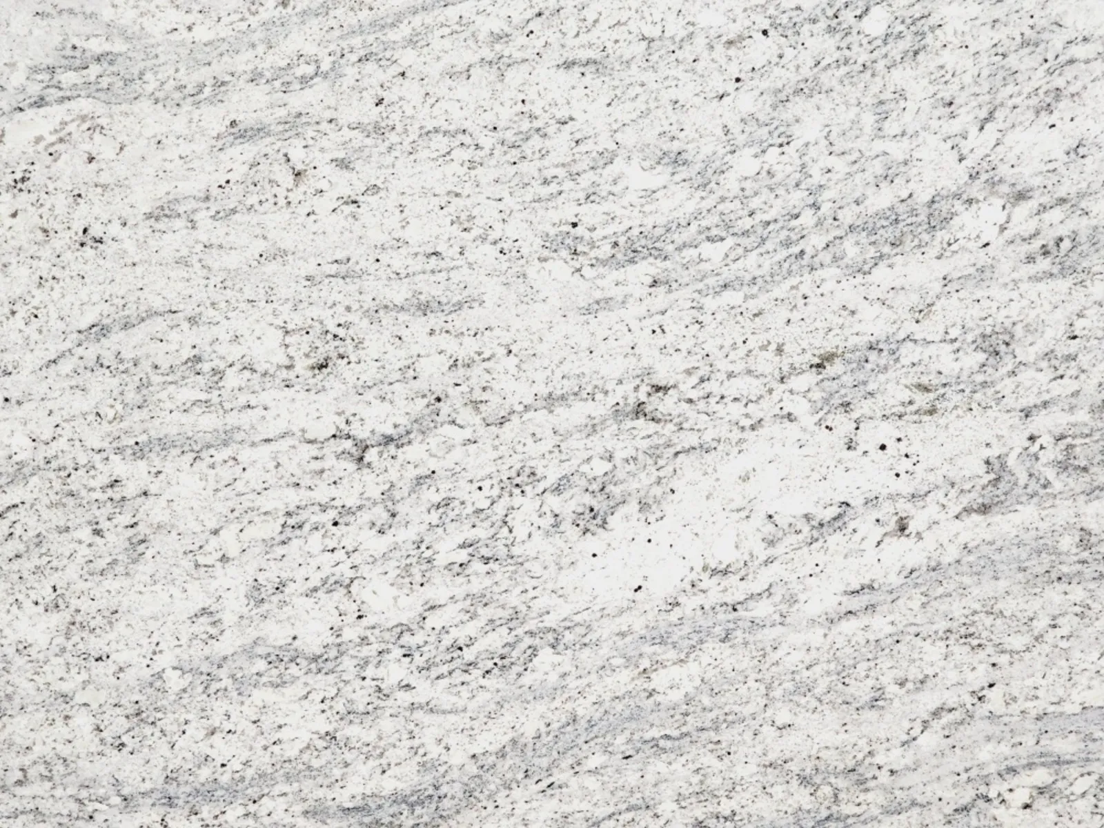 Closeup image of Salinas White White Granite countertop slab