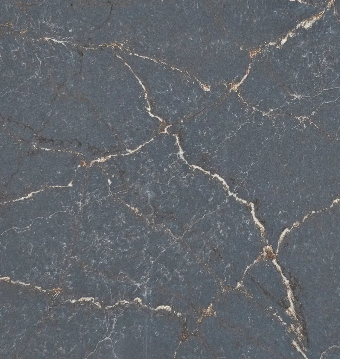 Closeup image of Silestone Parisien Blue Blue Quartz countertop slab