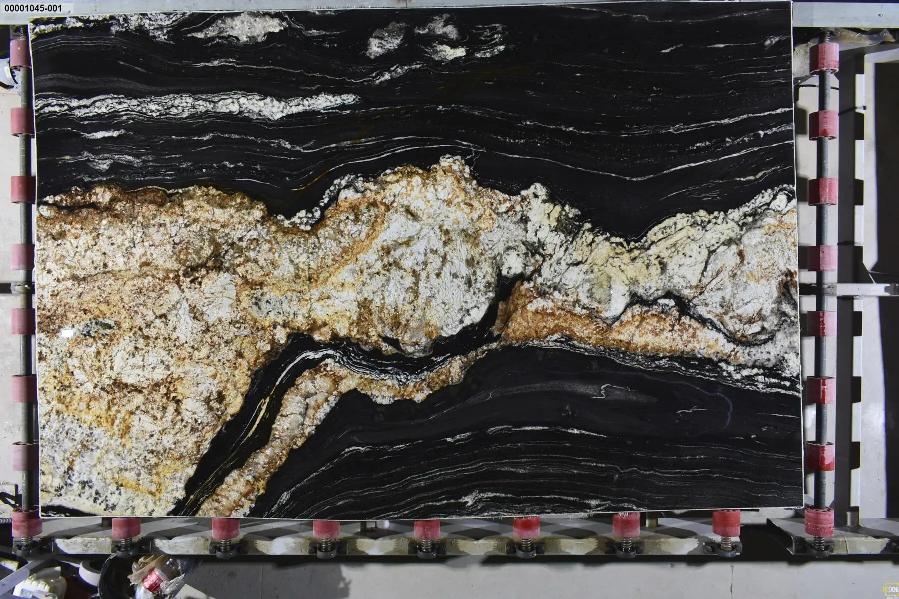 Closeup image of Black Taurus Black Soapstone countertop slab
