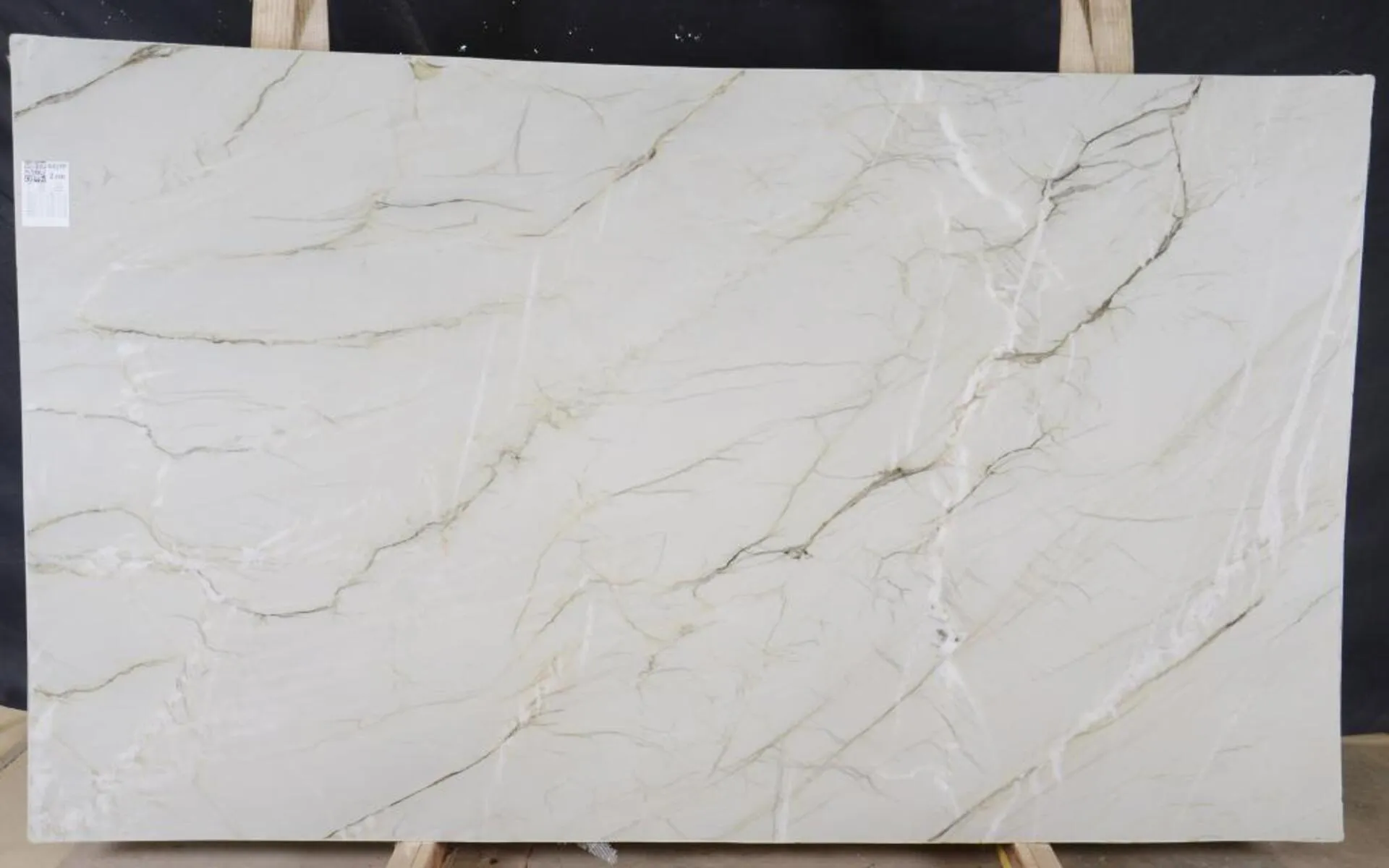 Closeup image of Monte Carlo 1st Choice Cream Quartzite countertop slab