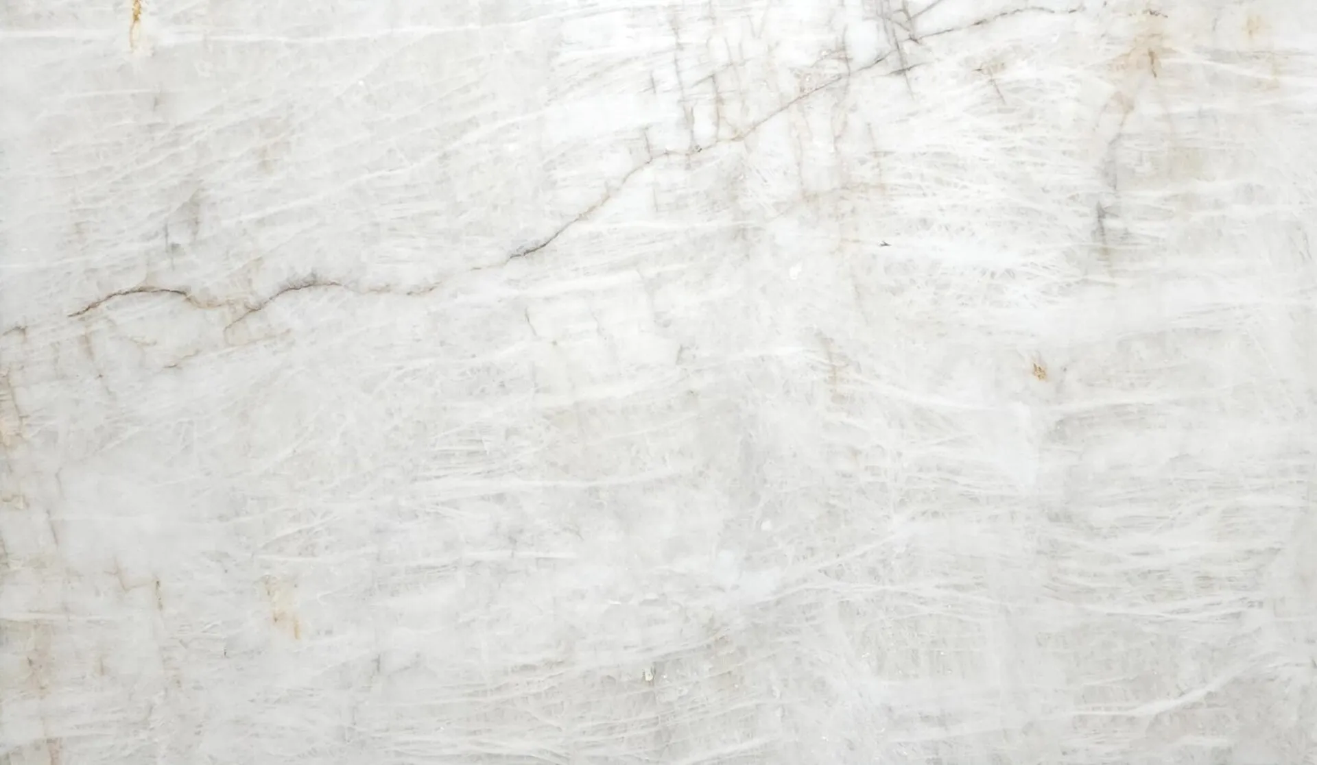 Closeup image of Iceberg Cristallo White Quartzite countertop slab