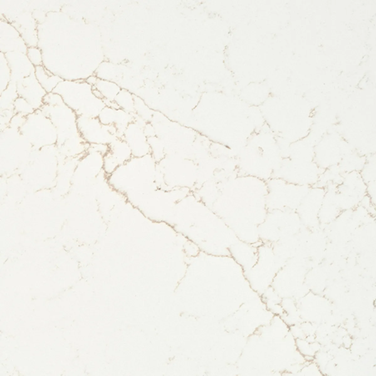 Closeup image of Viatera Dorato Cream Quartz countertop slab