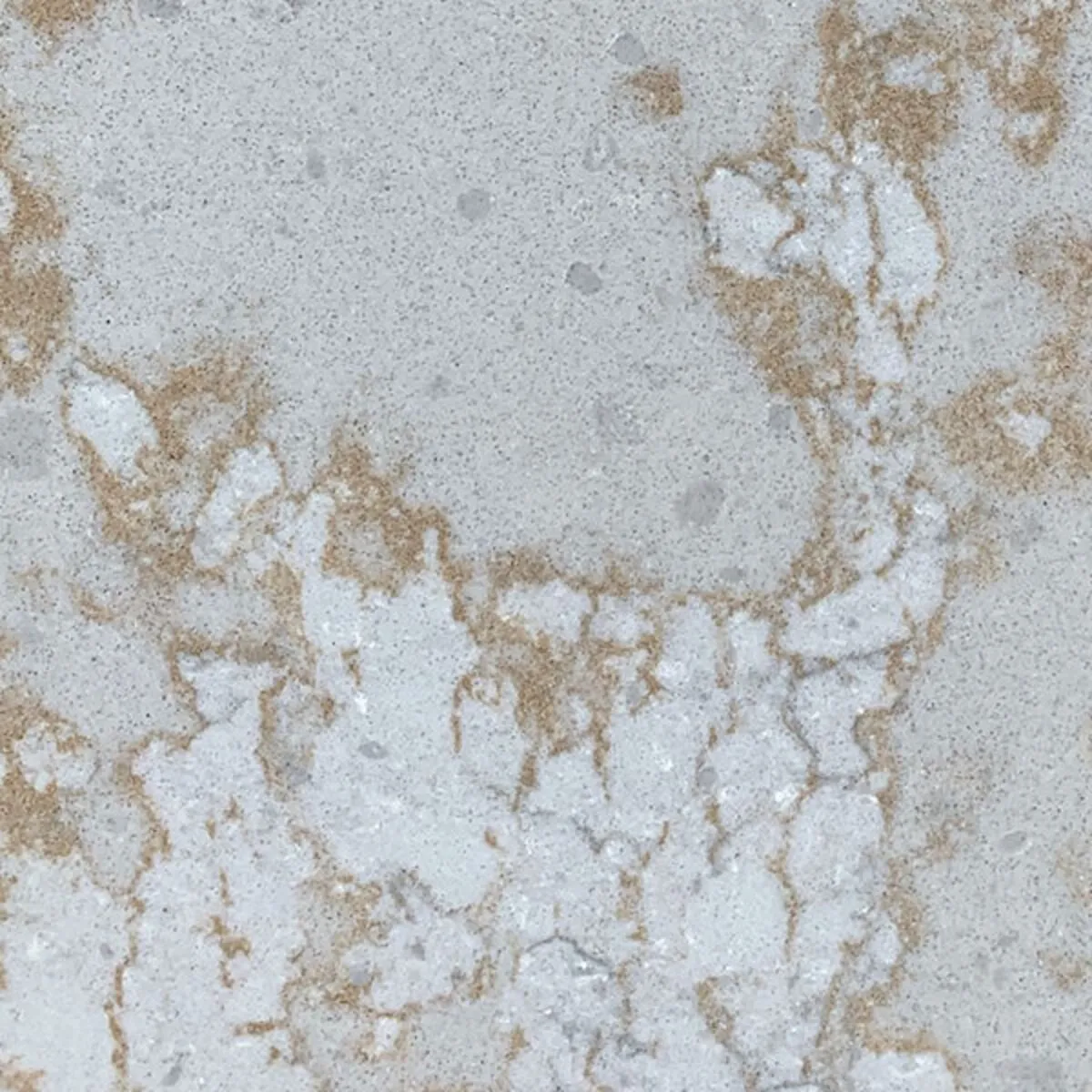 Closeup image of Aggranite Quartz Arizona Dream Cream Quartz countertop slab
