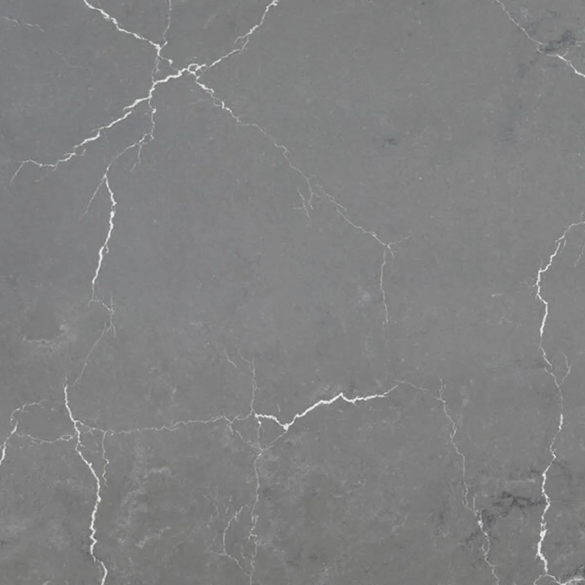 Closeup image of Aggranite Quartz Belfast Grey Grey Quartz countertop slab